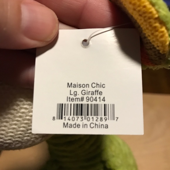 Grace the Giraffe plush by Maison Cihic, NWT! - Picture 4 of 4